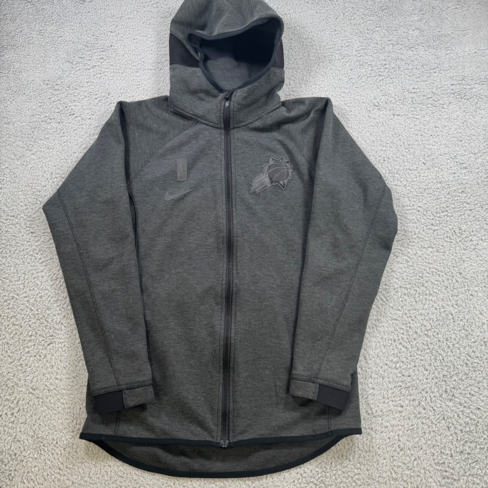 Nike‎ Phoenix Suns NBA Dri Fit Hoodie Zip Up Jacket Mens Small Gray Basketball